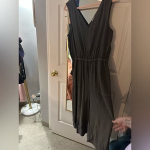 NWT Gray Wide Leg Jumpsuit